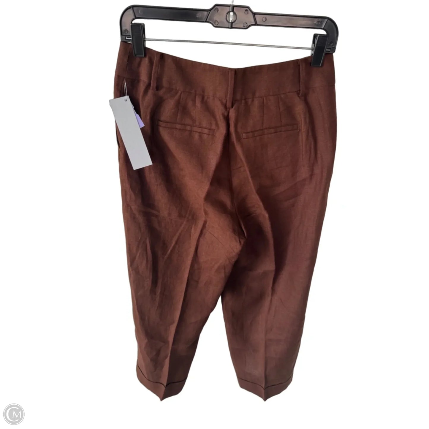 Pants Linen By Talbots In Brown, Size: 4p