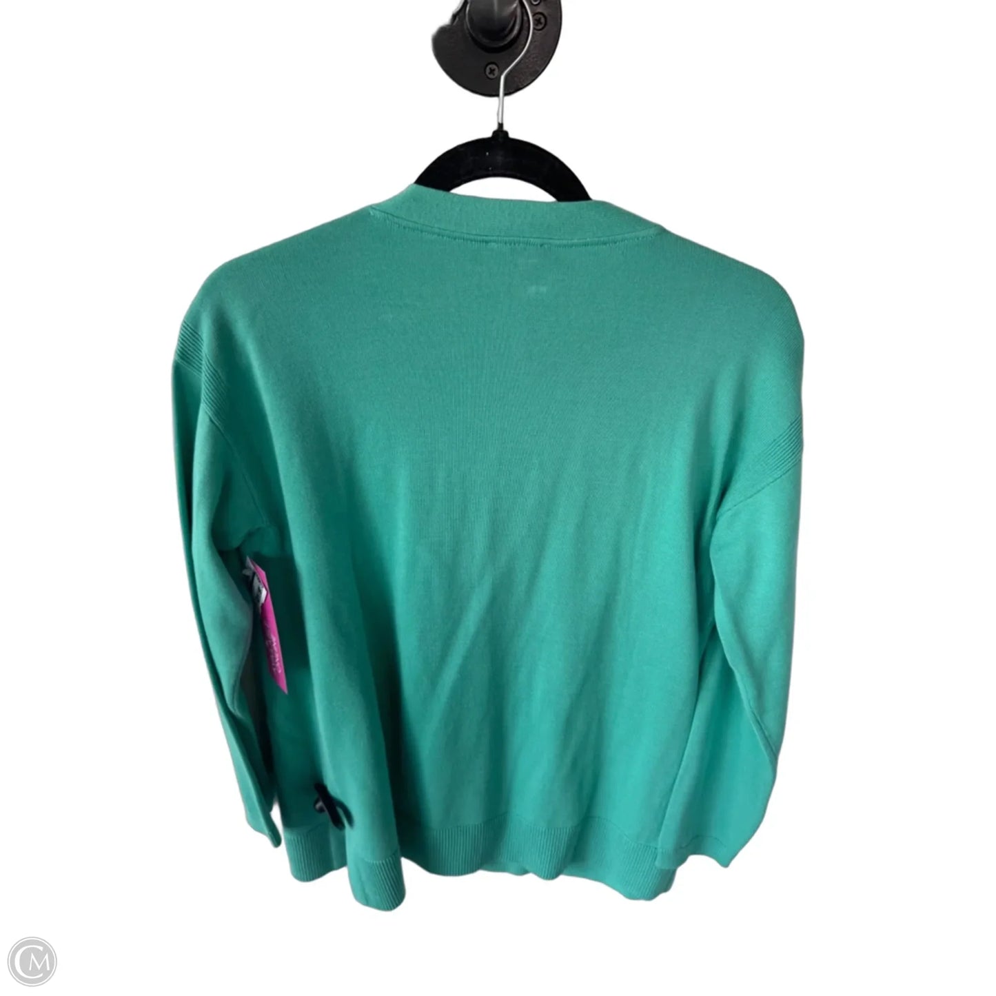 Sweater Cardigan By Talbots In Green, Size: Mp