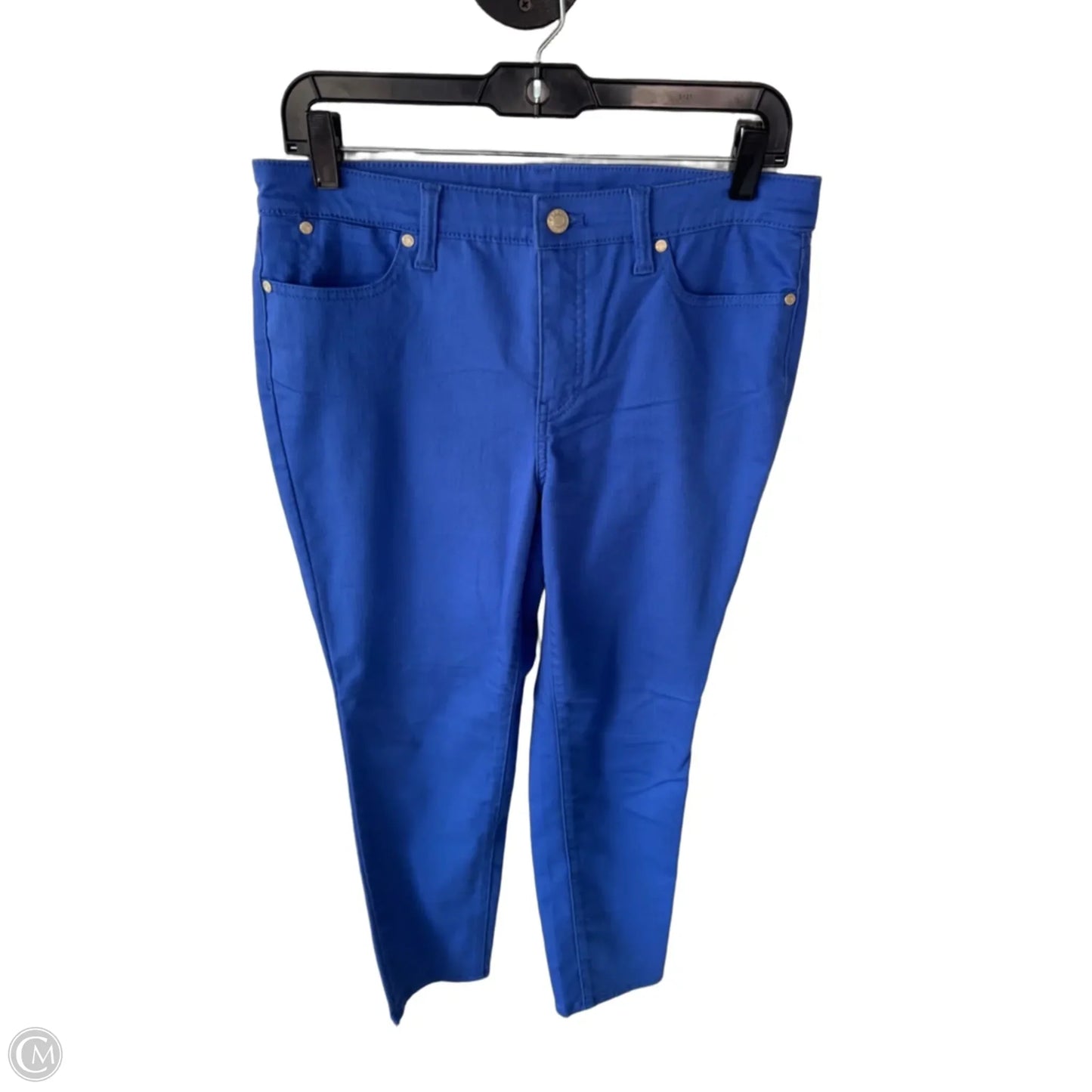 Jeans Skinny By Talbots In Blue Denim, Size: 6p