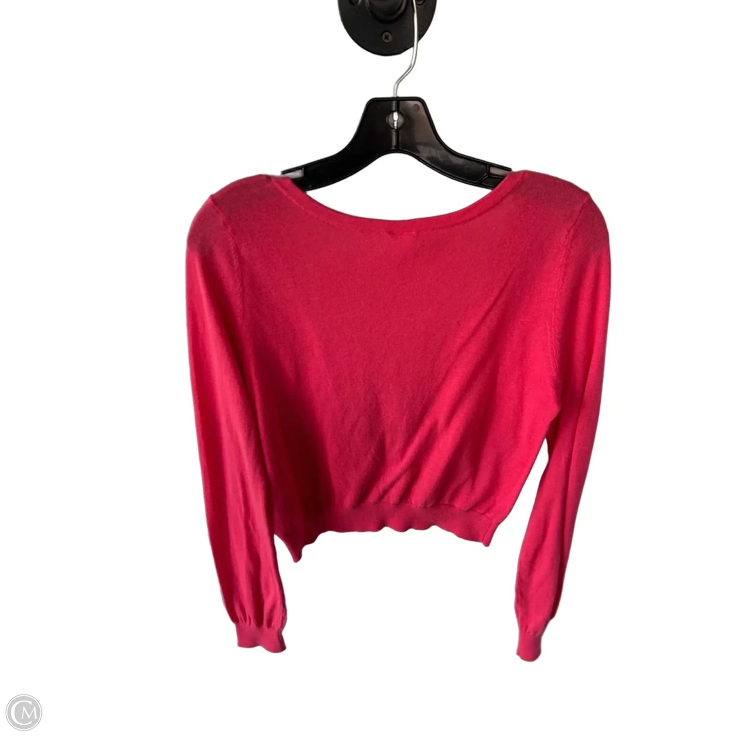 Sweater Cardigan By Abound In Pink, Size: S