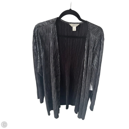 Cardigan By Cj Banks In Silver, Size: 3x