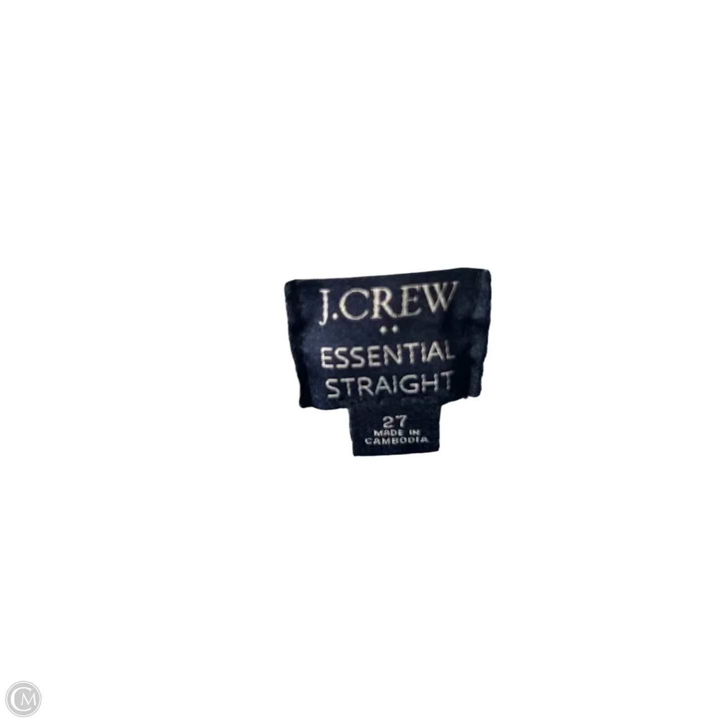 Jeans Straight By J. Crew In Blue Denim, Size: 4