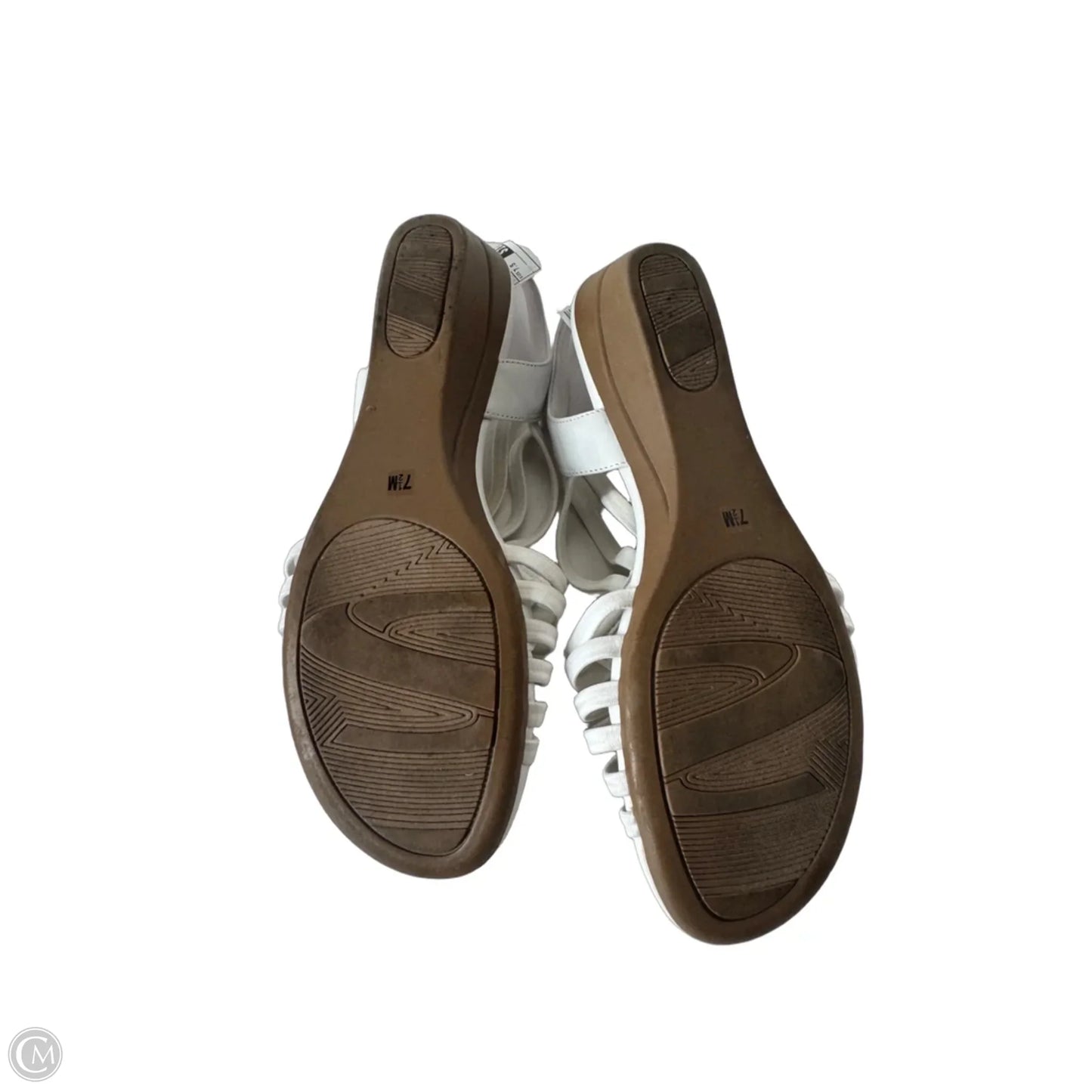 Sandals Heels Wedge By Impo In White, Size: 7.5