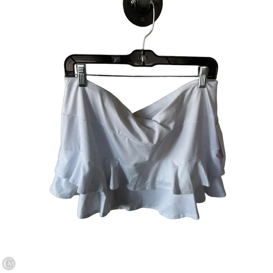 Athletic Skort By Tail In White, Size: Xl