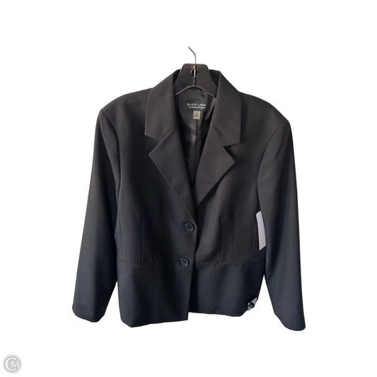 Blazer By Black Label In Black, Size: Xl