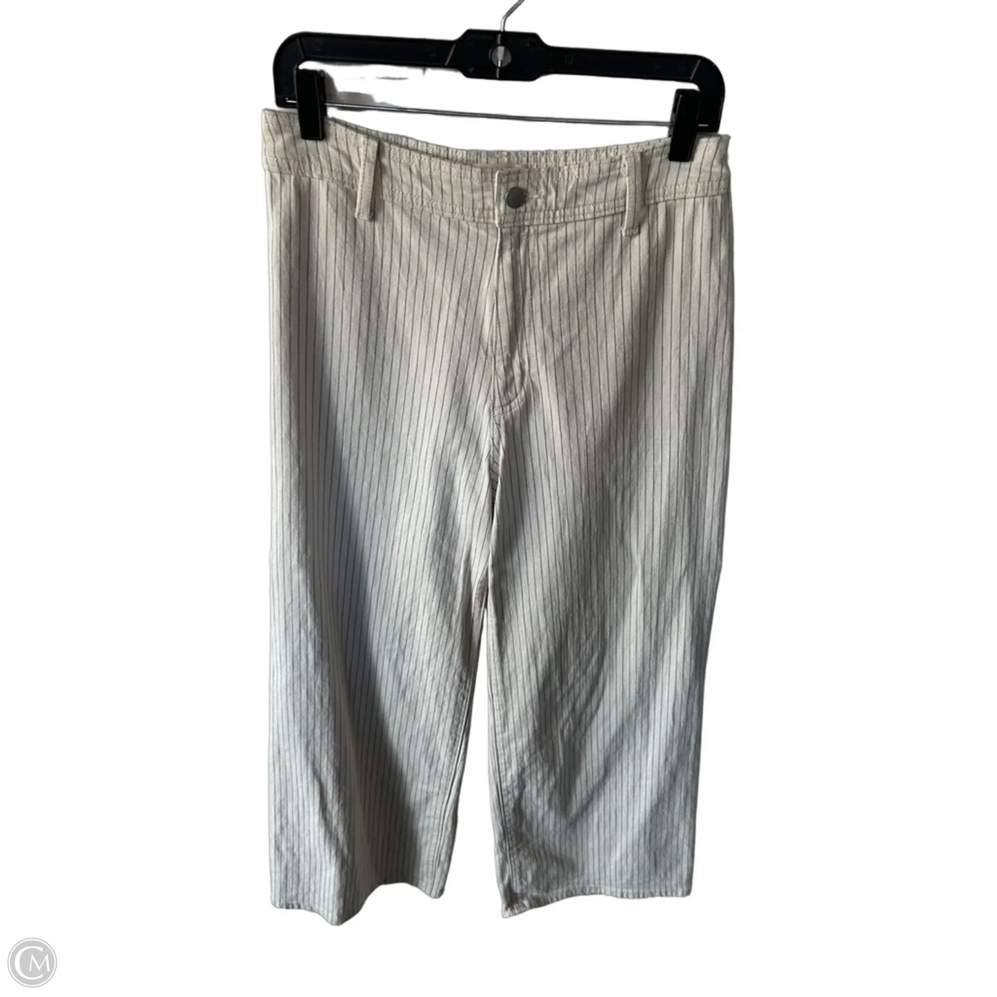 Jeans Wide Leg By Universal Thread In Cream Denim, Size: 8