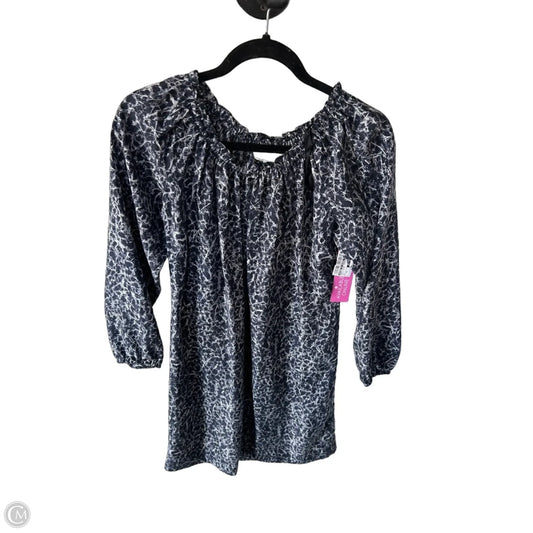Dress Casual Short By Michael By Michael Kors In Blue & White, Size: Xs