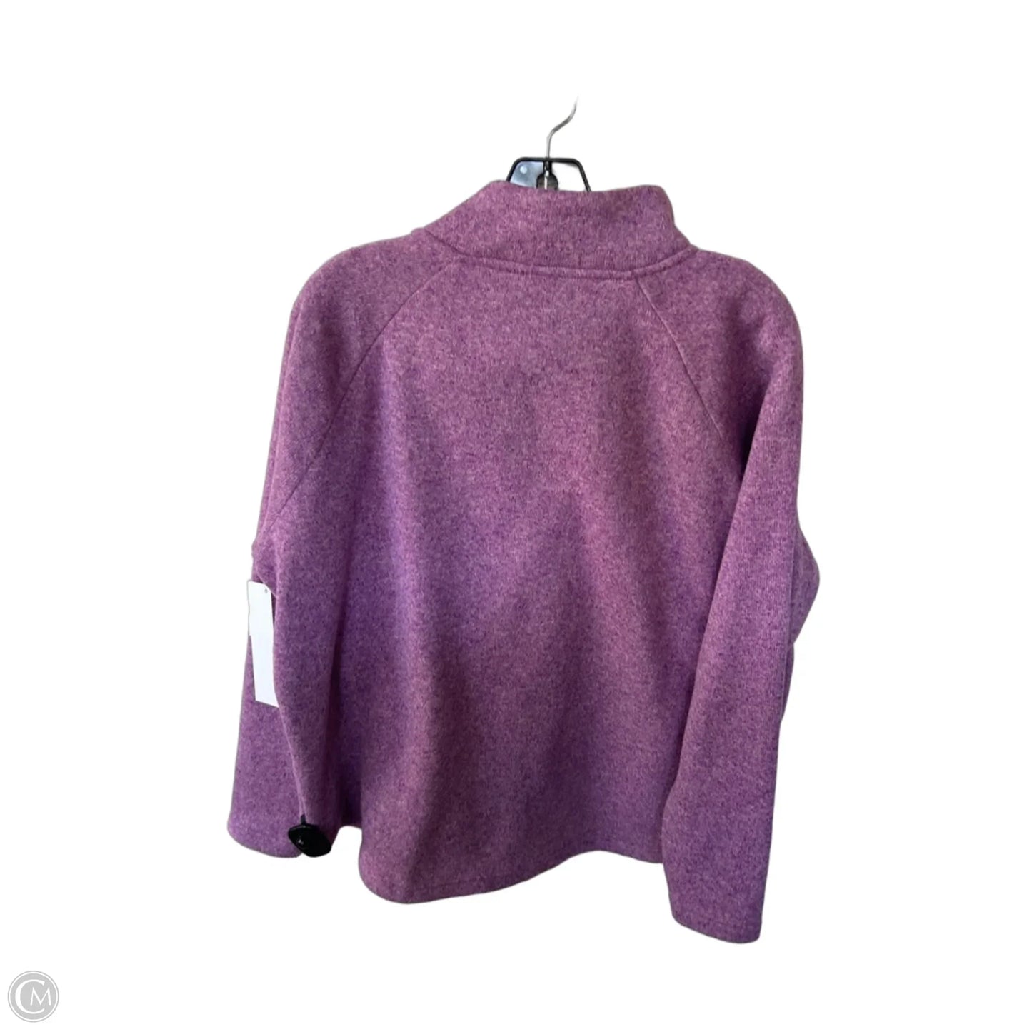 Jacket Fleece By Eddie Bauer In Purple, Size: Xl