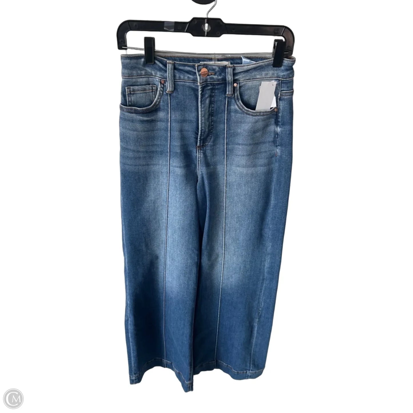 Jeans Wide Leg By Risen In Blue Denim, Size: 2