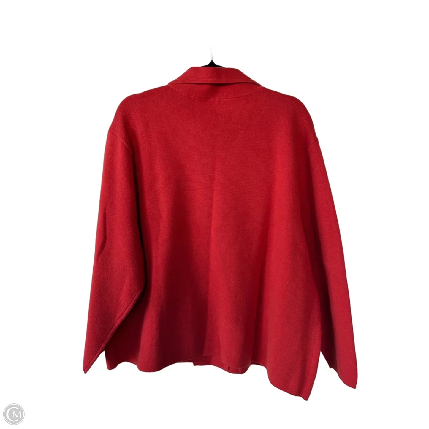 Sweater Cardigan By Cabi In Orange, Size: Xl
