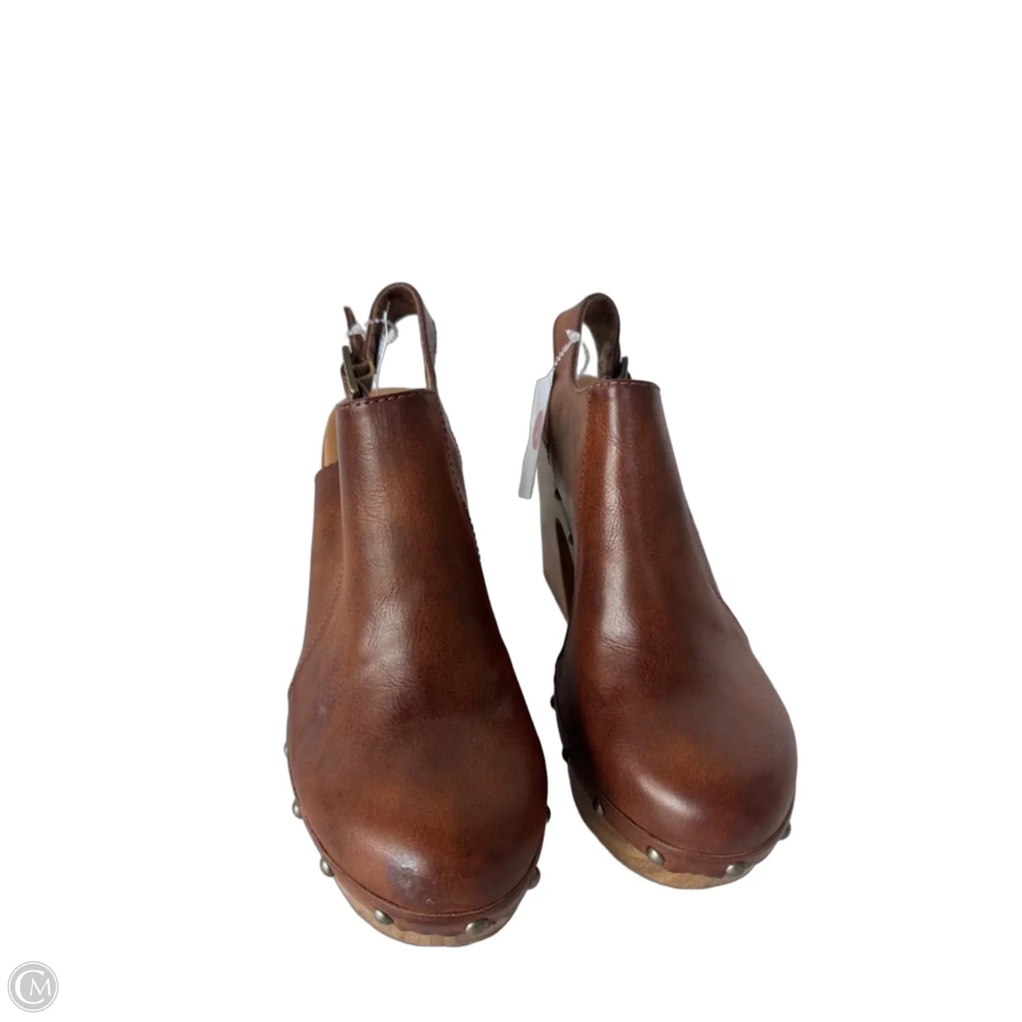 Shoes Heels Block By Korks In Brown, Size: 8