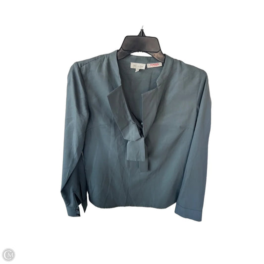 Blouse Long Sleeve By Limited In Green, Size: Xs