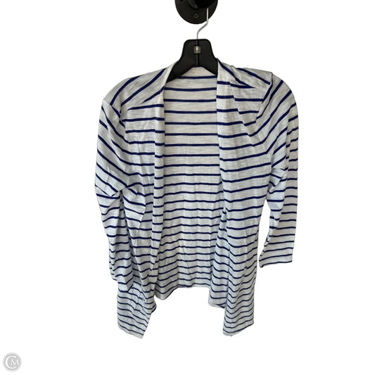 Cardigan By Chicos In Blue & White, Size: S