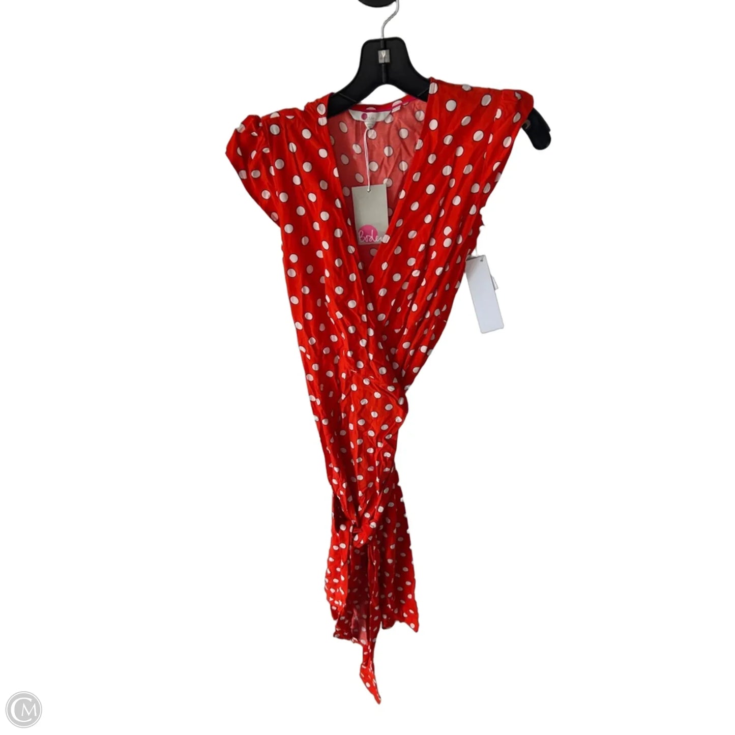 Dress Work By Boden In Orange & White, Size: Xsp