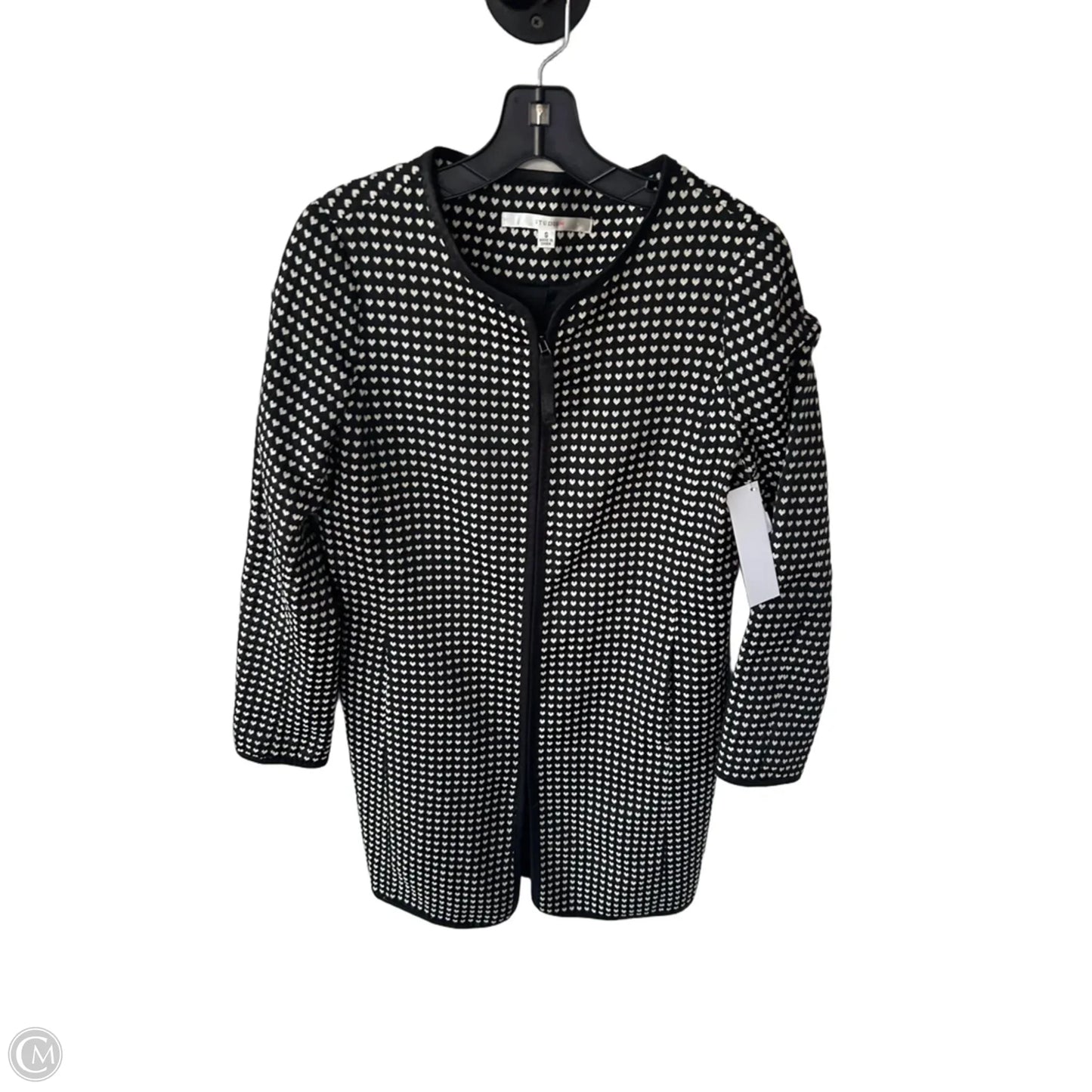 Blazer By Studio M In Black & White, Size: S