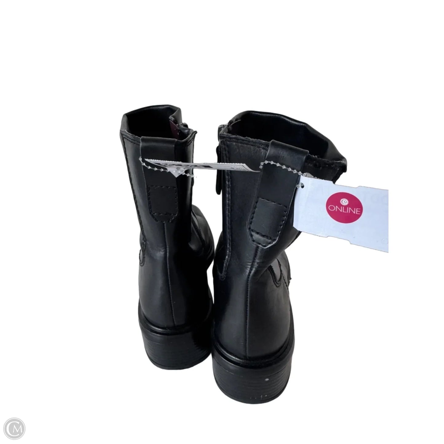 Boots Ankle Flats By Franco Sarto In Black, Size: 8
