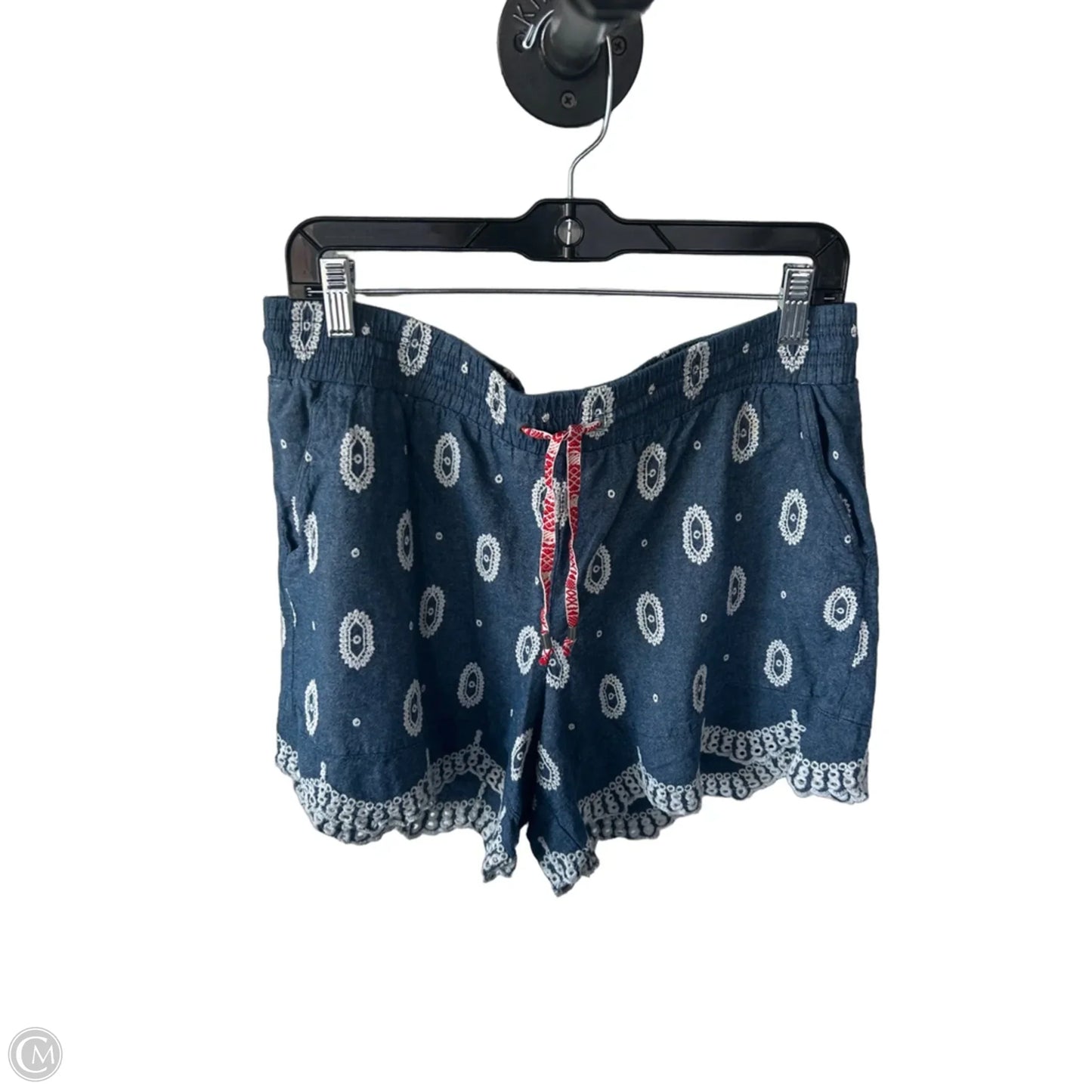 Shorts By Anthropologie In Blue & White, Size: M