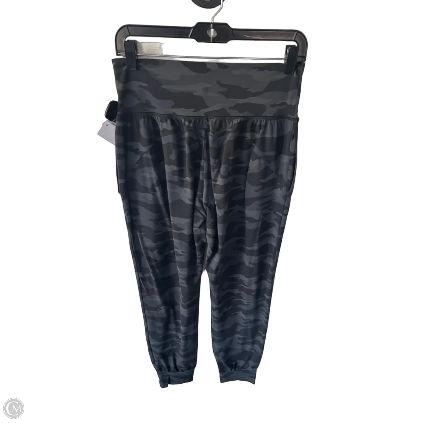Athletic Pants By Athleta In Black & Grey, Size: M