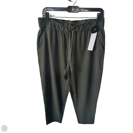 Athletic Pants By Lululemon In Green, Size: 10
