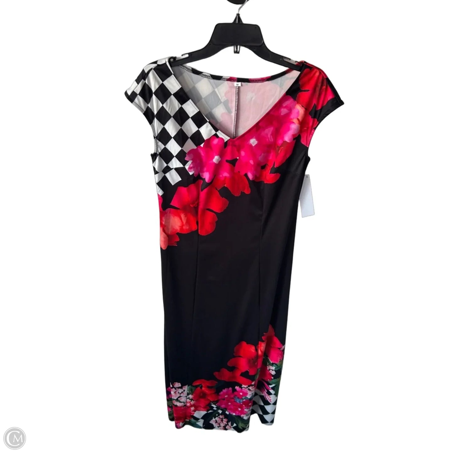 Dress Casual Maxi By Cme In Black & Red, Size: M
