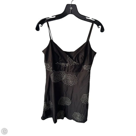 Dress Party Short By Ann Taylor In Brown & Gold, Size: Sp