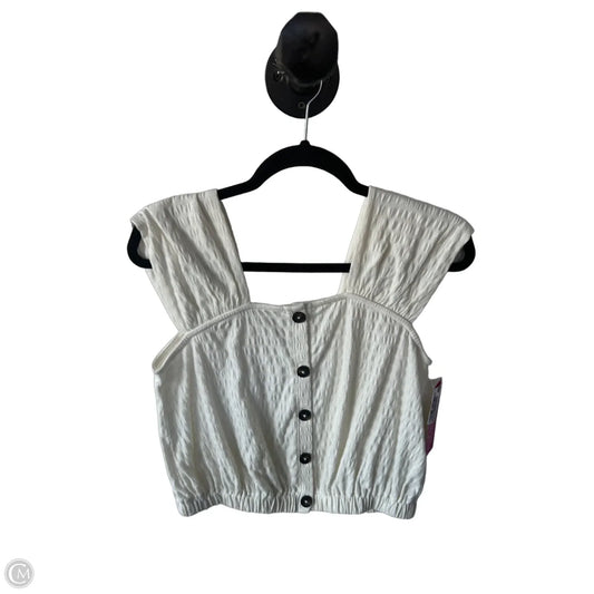 Top Sleeveless By Madewell In Cream, Size: Xs