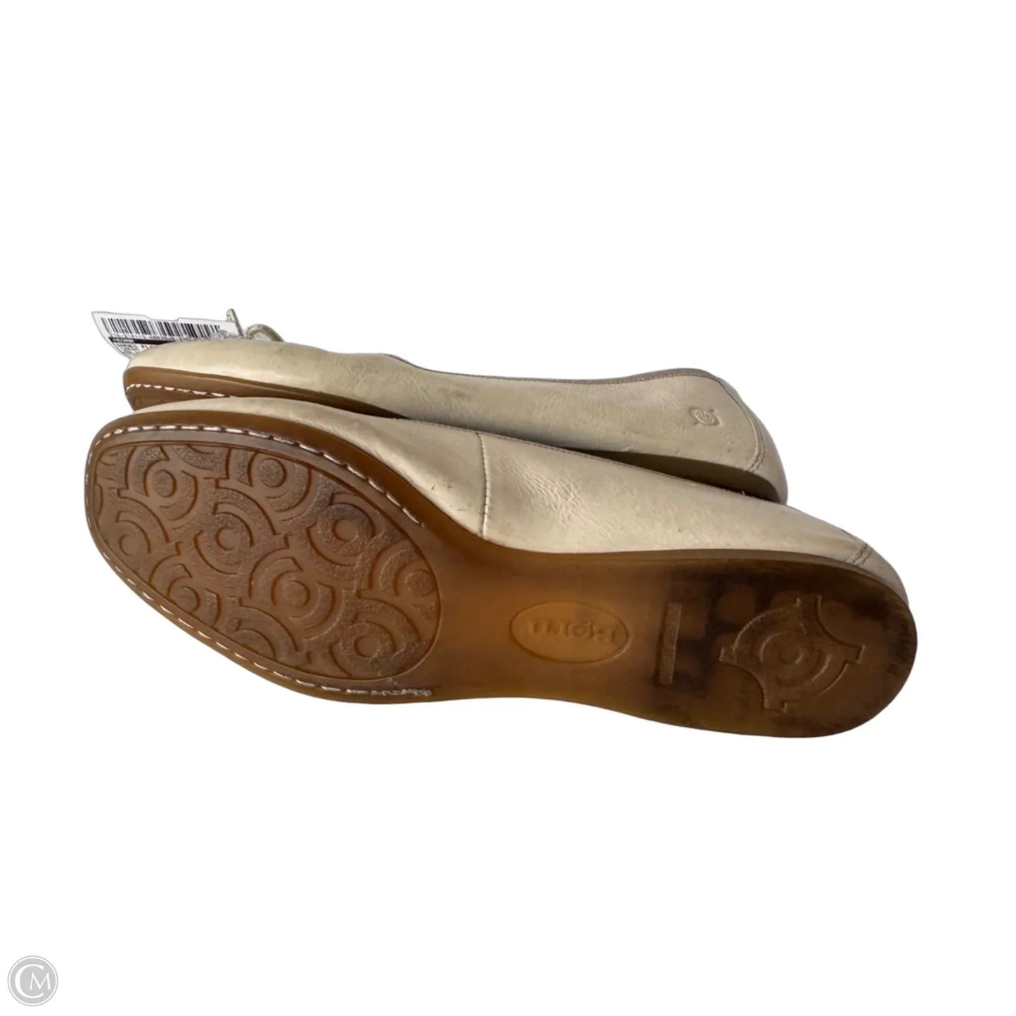 Shoes Flats By Born In Cream, Size: 8