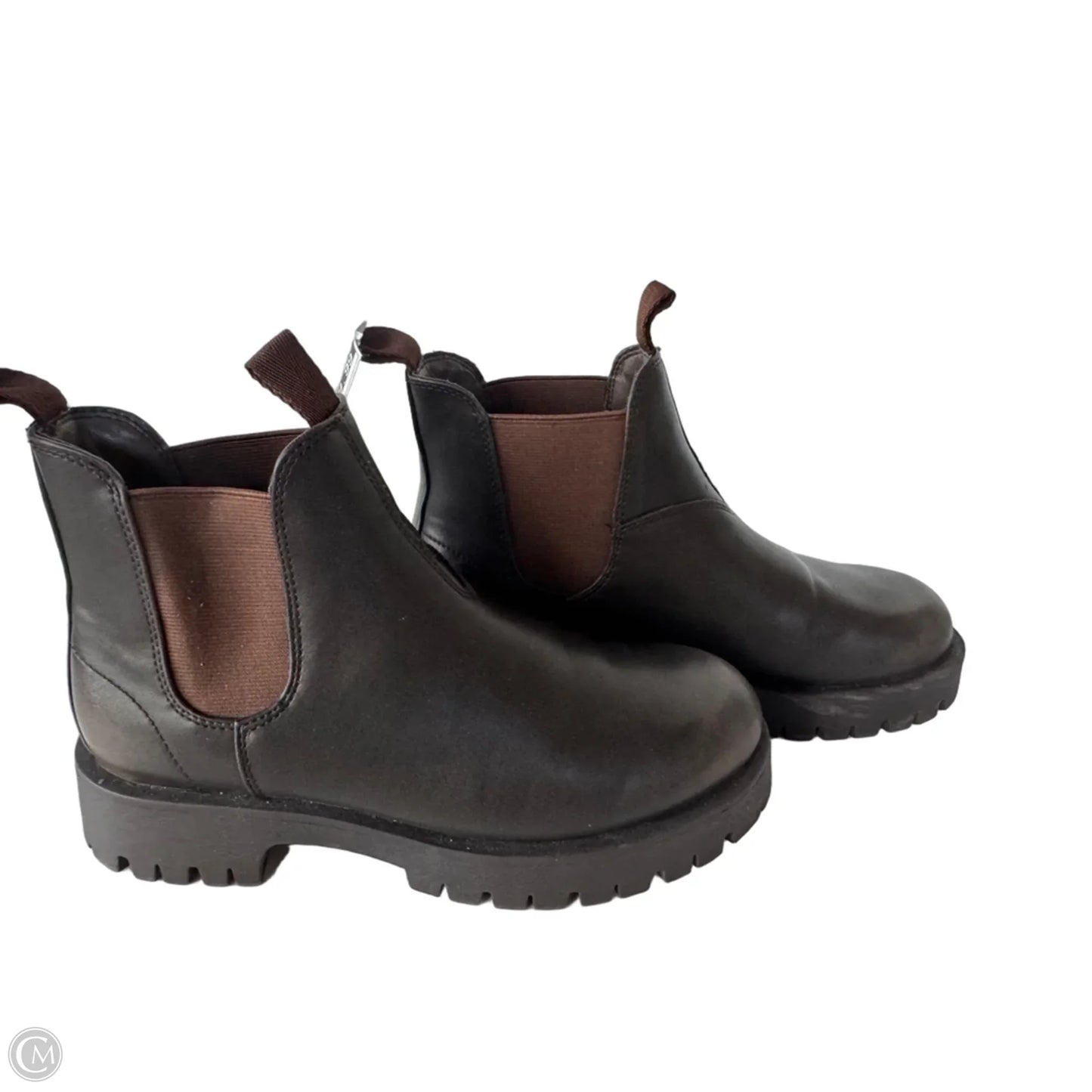Boots Ankle Heels By Universal Thread In Brown, Size: 8