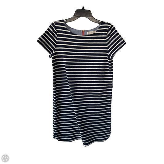 Dress Casual Short By Loft In Blue & White, Size: M