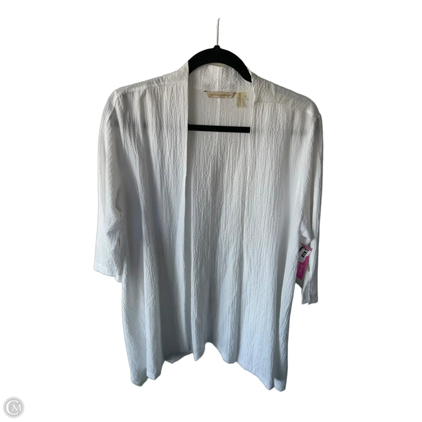 Cardigan By Soft Surroundings In White, Size: M