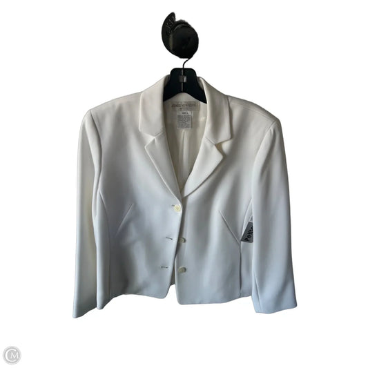Blazer By Jones New York In Ivory, Size: Lp