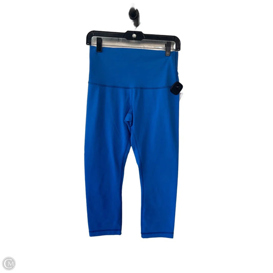 Athletic Leggings Capris By Lululemon In Blue, Size: 8