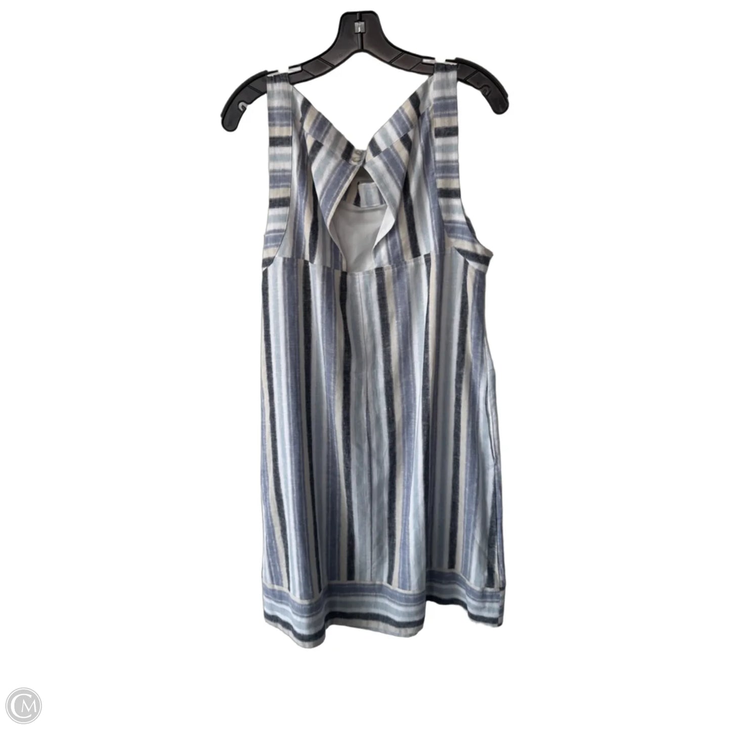 Dress Work By Sharagano In Blue & Cream, Size: M