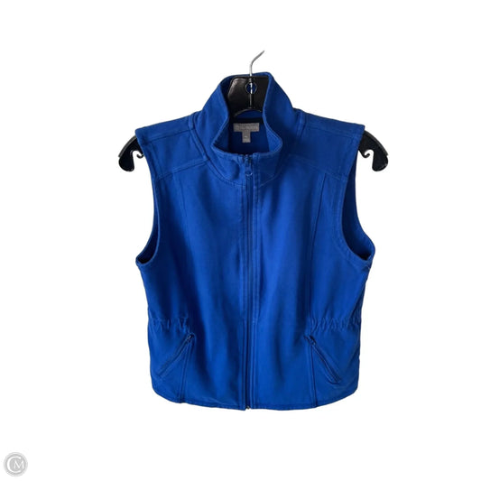 Vest Other By Talbots In Blue, Size: Mp