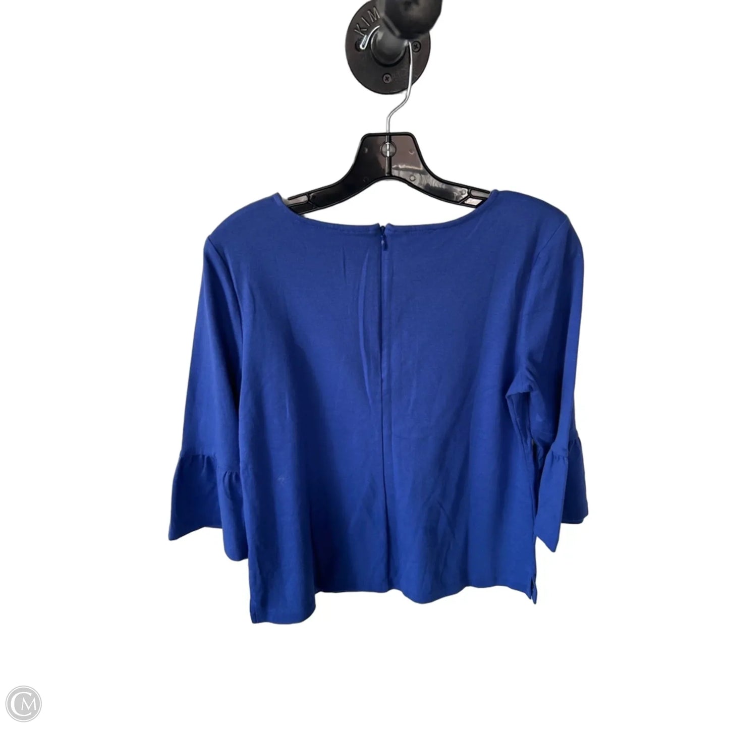 Top 3/4 Sleeve By Talbots In Blue, Size: Mp
