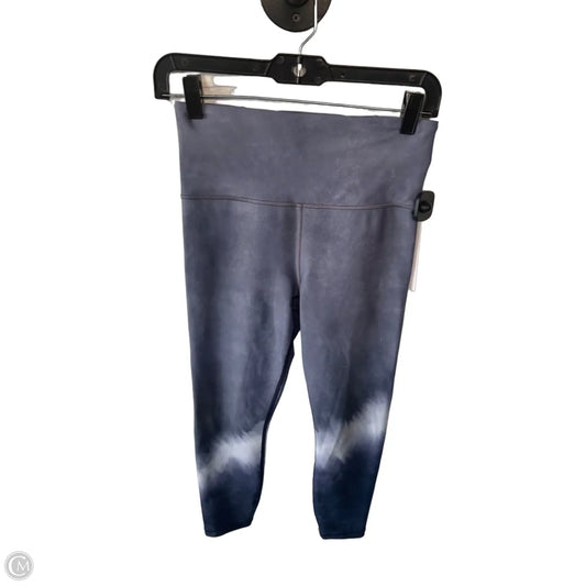 Athletic Leggings By Athleta In Blue & Grey, Size: S