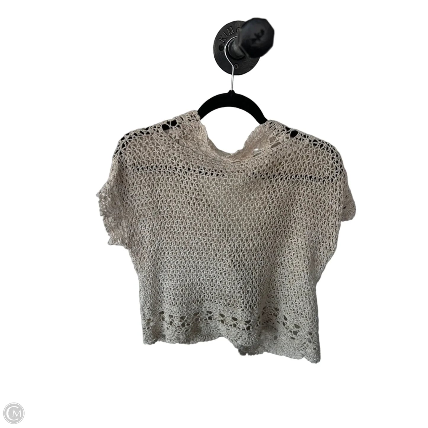 Sweater Cardigan By Christopher And Banks In Tan, Size: L
