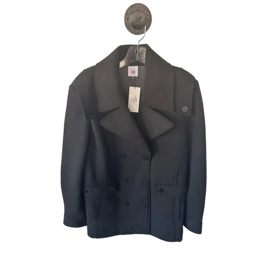 Coat Peacoat By Cabi In Black, Size: L