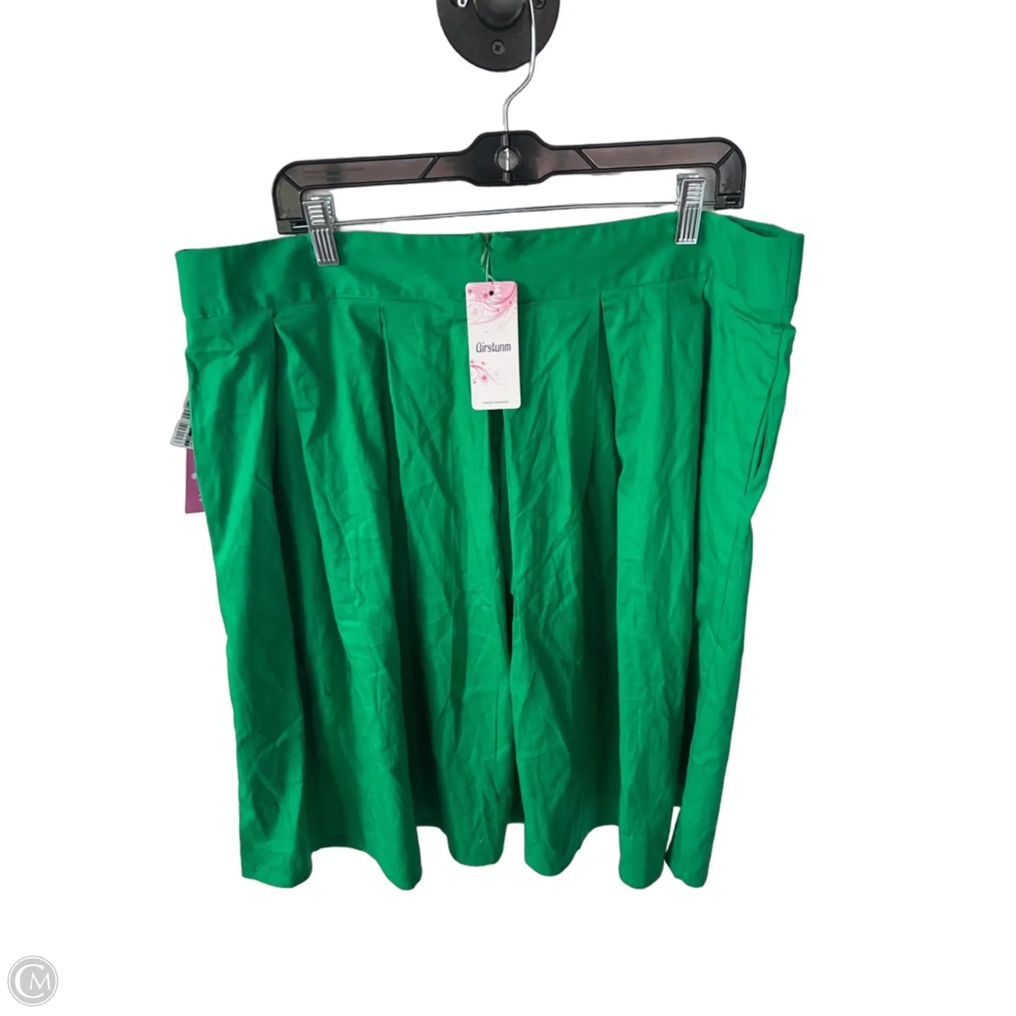 Skirt Mini & Short By Cmf In Green, Size: 20