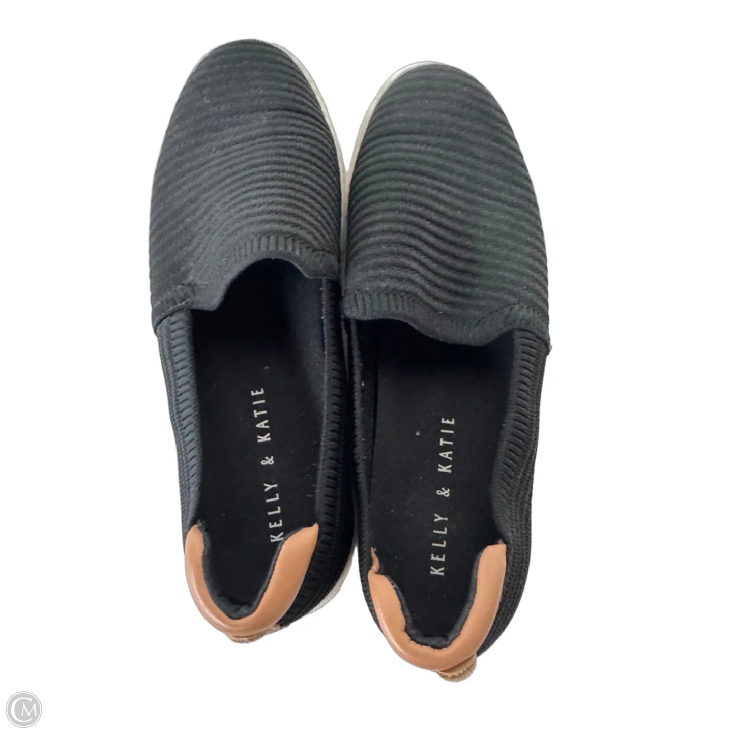 Shoes Flats By Kelly And Katie In Black & Tan, Size: 8.5