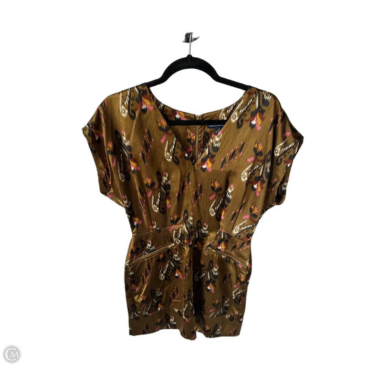 Dress Work By French Connection In Green & Pink, Size: S