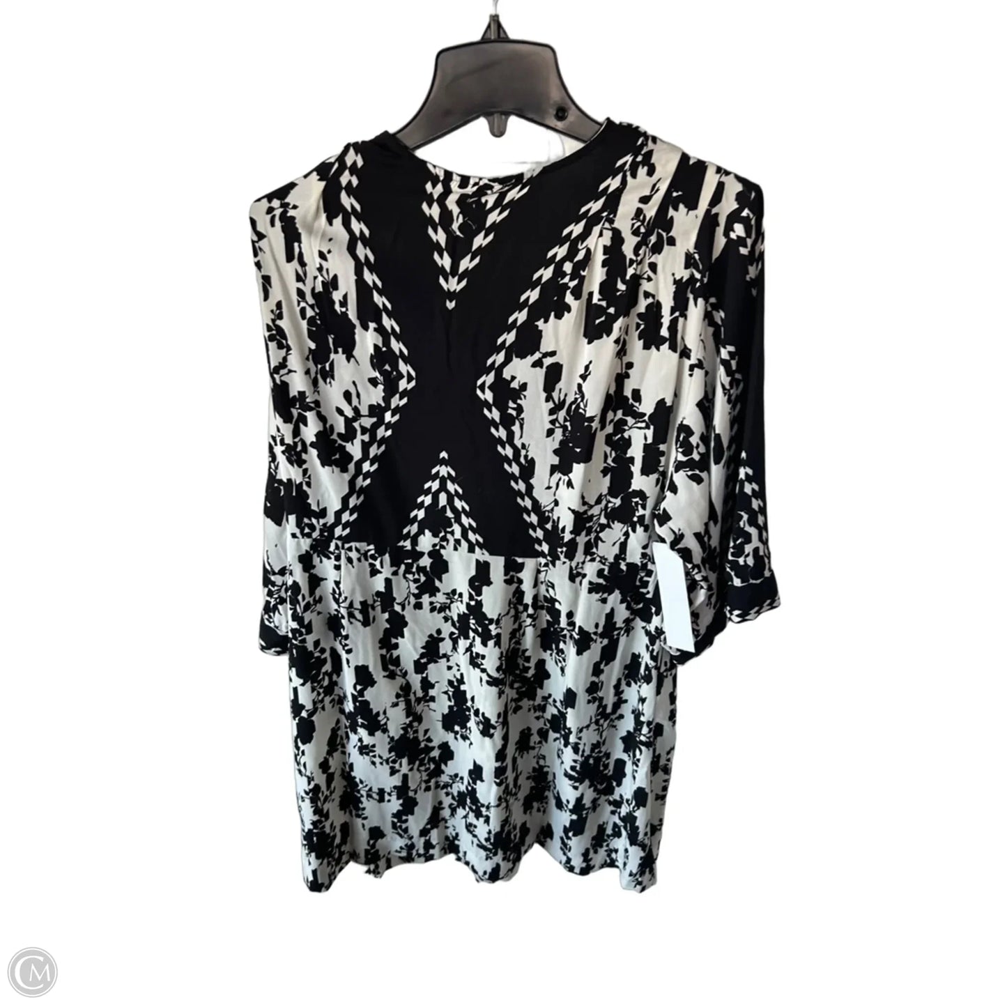 Dress Work By Cabi In Black & White, Size: Xl