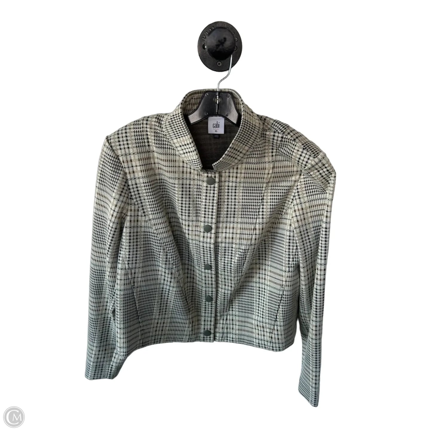 Blazer By Cabi In Cream & Tan, Size: Xl