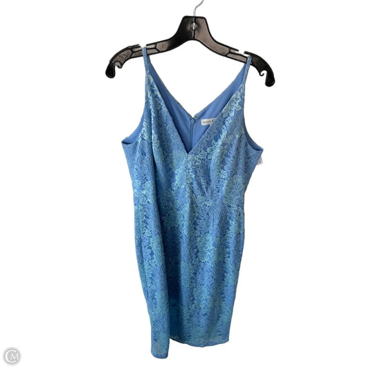 Dress Party Midi By Dress The Population In Blue, Size: Xl