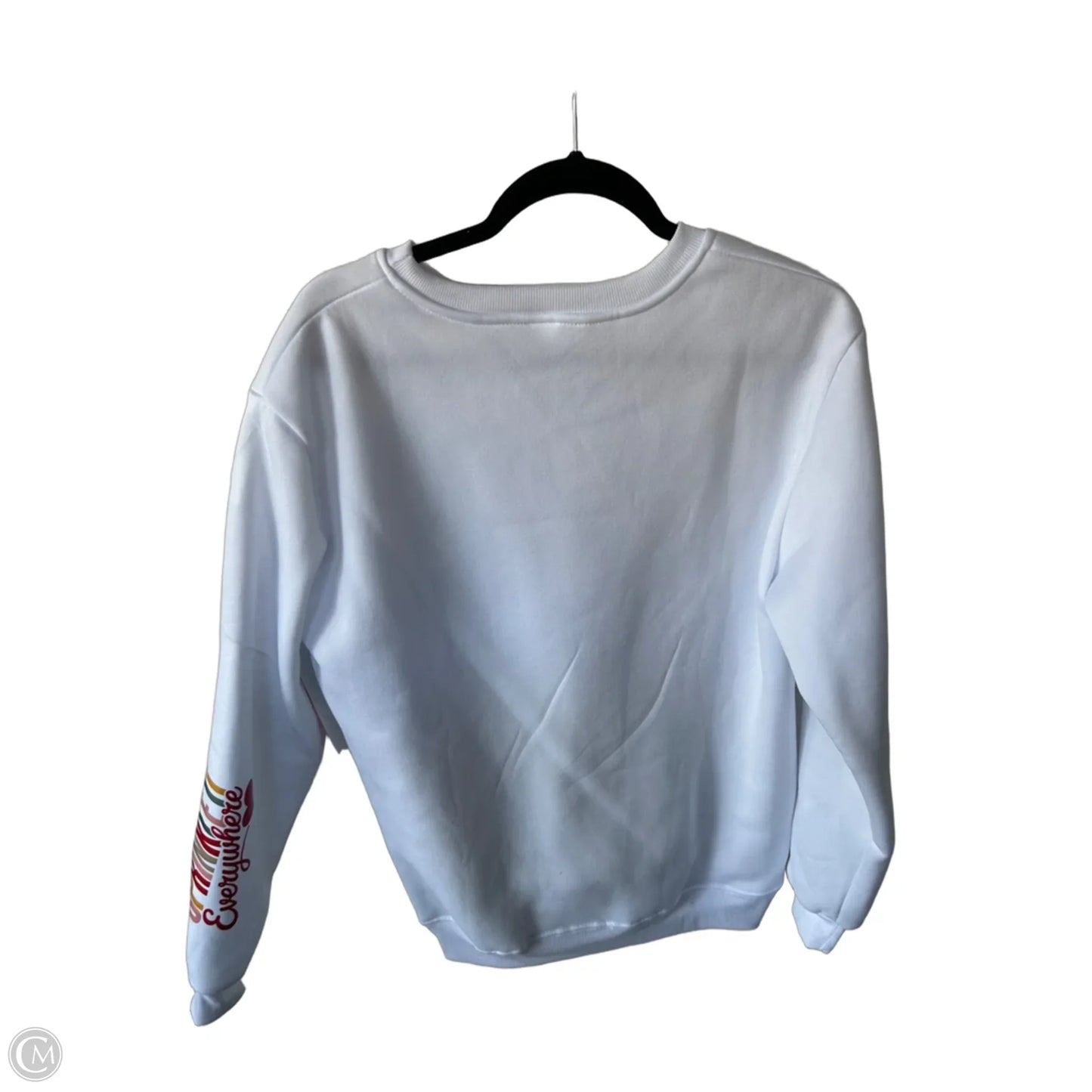 Sweatshirt Crewneck By Cme In White, Size: L