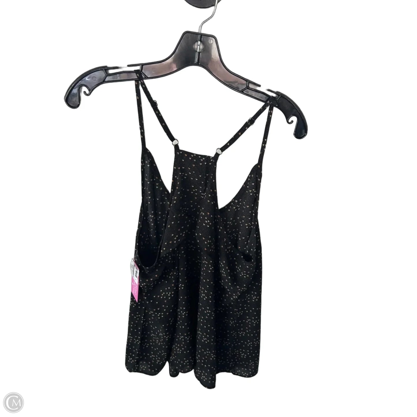 Blouse Sleeveless By Cabi In Black & Yellow, Size: Xl