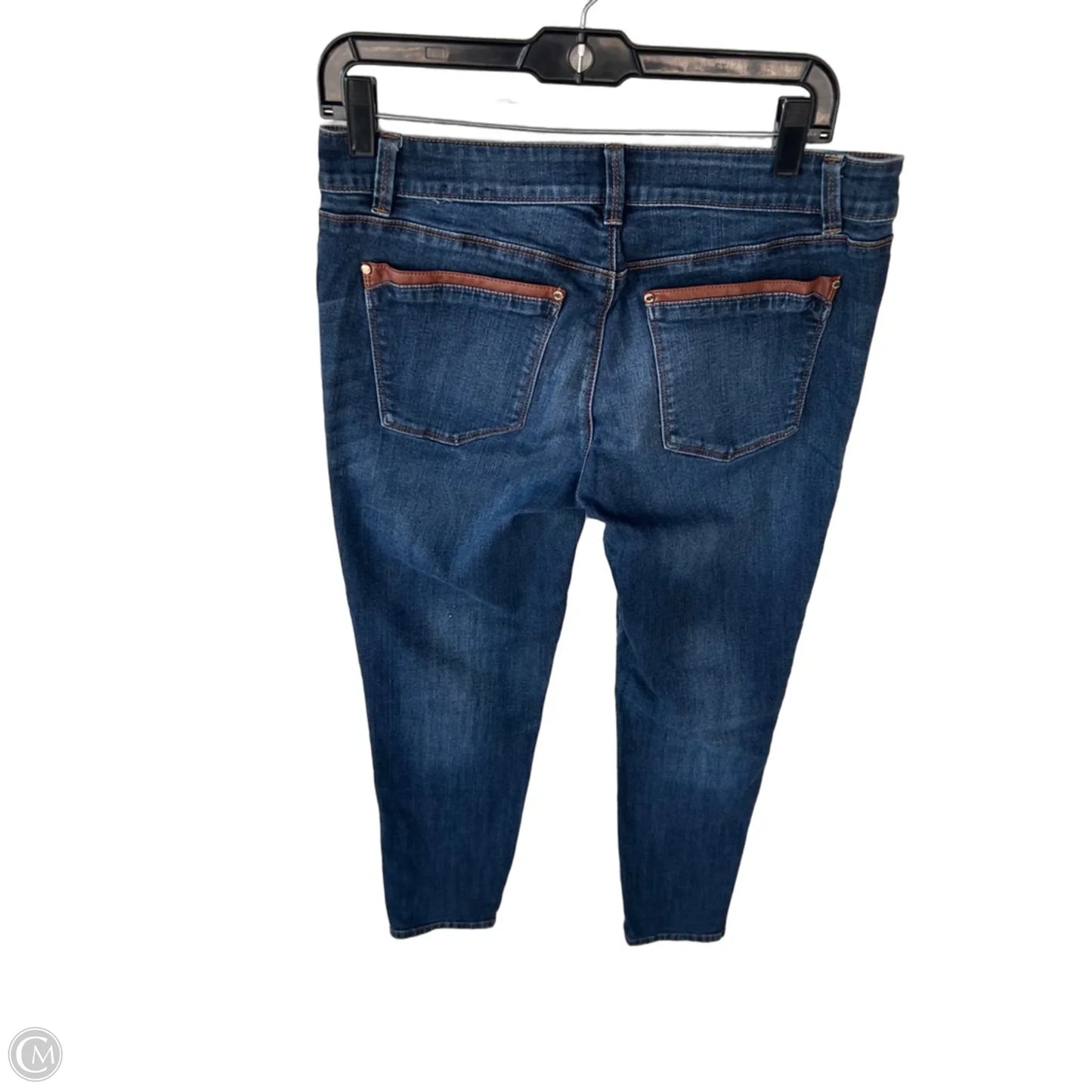 Jeans Skinny By White House Black Market In Blue & Brown, Size: 8