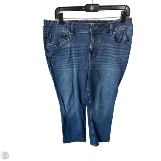 Jeans Boot Cut By Maurices In Blue Denim, Size: 12