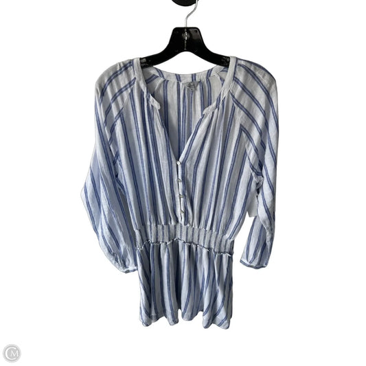 Dress Casual Short By Rails In Blue & White, Size: M