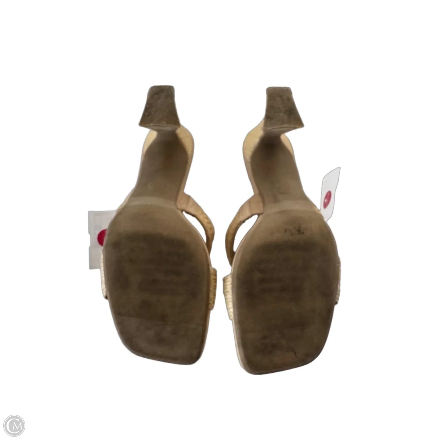 Sandals Heels Block By A New Day In Tan, Size: 9.5
